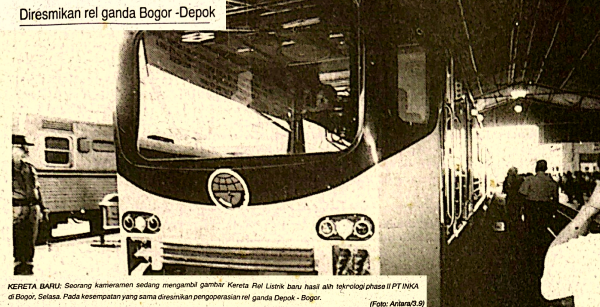 peresmian Bogor Depok
